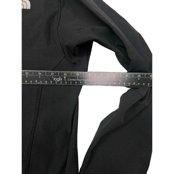 North Face Jacket Womens S Black Apex Softshell Fleece Lined Full Zip Outdoor - Picture 8 of 10